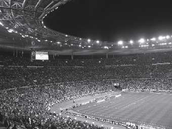 Stade de France à Saint-Denis lors du match France/Chypre, qualificatif pour la coupe du monde 2006