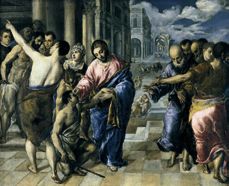 El Greco, Jésus guérissant l’aveugle de naissance. Parme, Museo nazionale